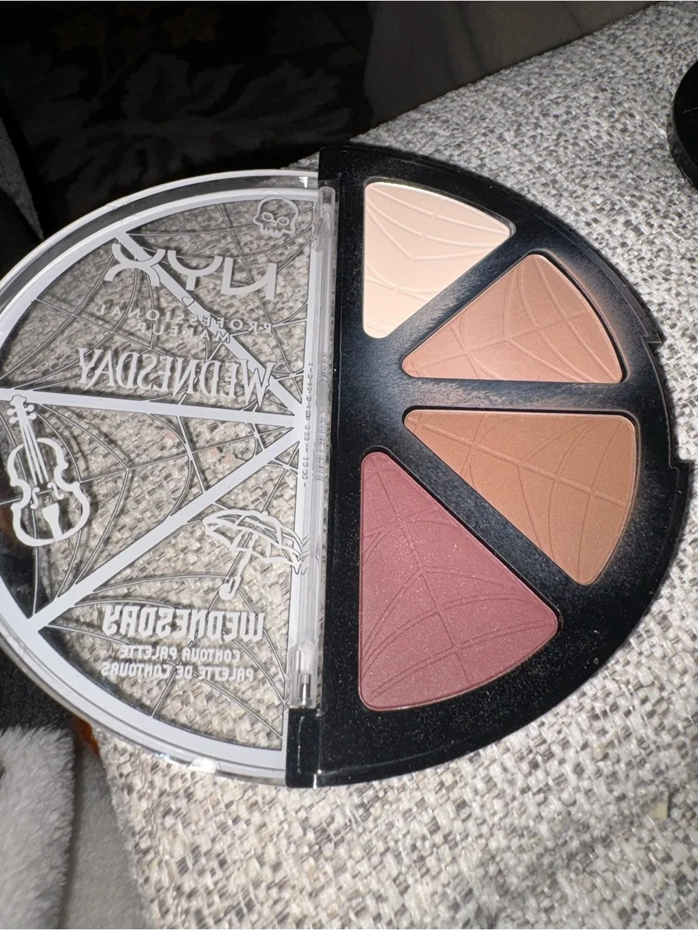 NYX Wednesday Contour Palette — Warm Brown & Deep Plum